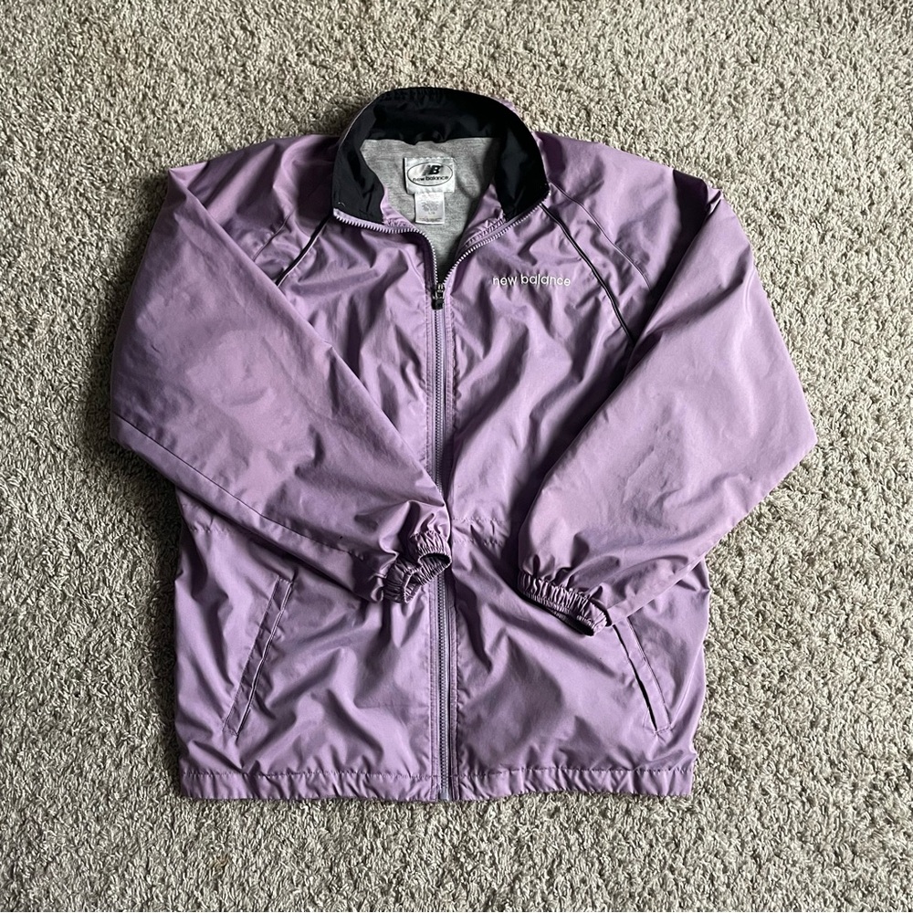 Women’s New Balance Purple Windbreaker Jacket
